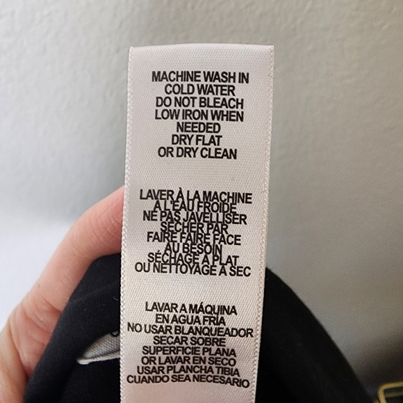 Good American Black Boss Skinny Pants 3/L - Picture 6 of 7